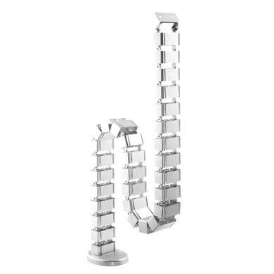 ORGANIZADOR DE CABLES EN VERTICAL ARTICULADO - MATERIAL ABS Y ACERO, COLOR PLATA, 6007143 BROBOTIX ORGANIZADOR DE CABLES EN VERTICAL ARTICULADO - MATERIAL ABS Y ACERO, COLOR PLATA, 6007143 BROBOTIX